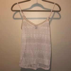 Ivory American eagle tank top